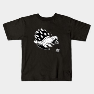Insane Tortoise and Hare (Black Only) Kids T-Shirt